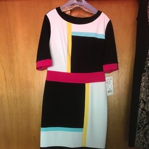 Joseph Ripkoff Multi Color Dress
